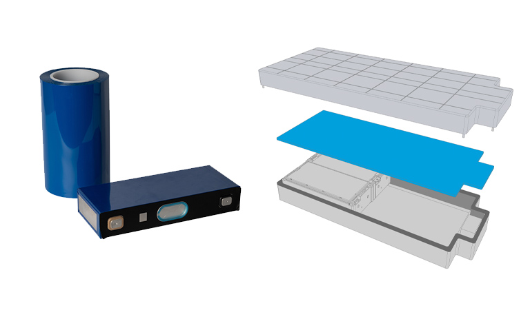 Insulation tape and Fire Runway Protection for EV Pack